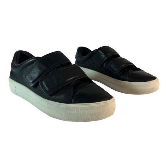 J Slides Womens Size 10 Black Leather Adelynn Sneakers - Picture 1 of 7